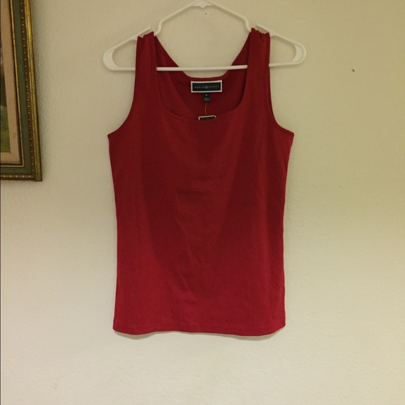 Karen Scott Tops - Karen Scott Squareneck Tank Size Medium